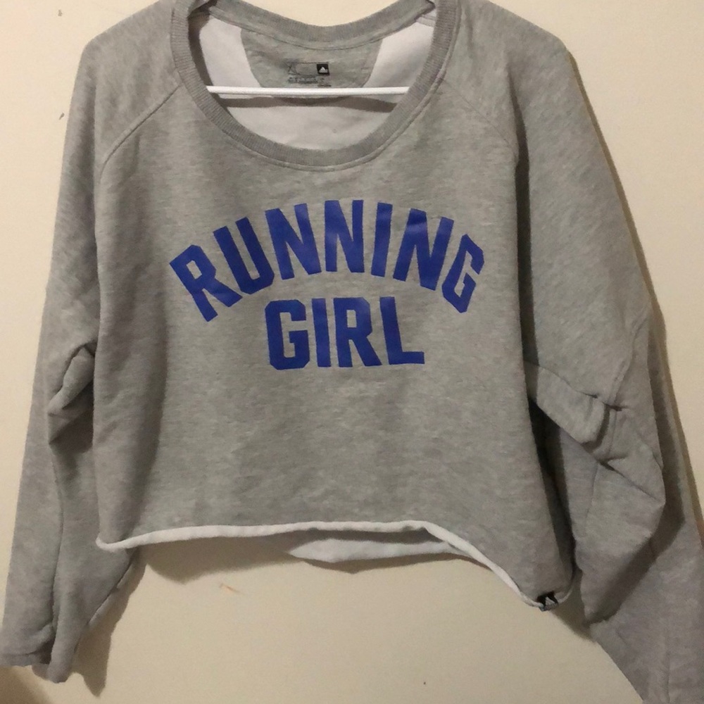 “CLIMATE” crop sweatshirt